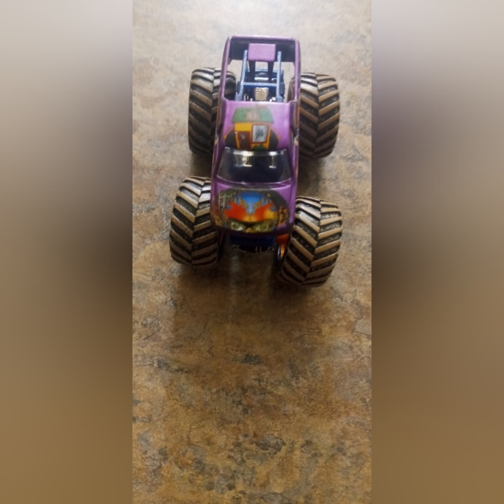 Purple Monster Truck Toy for Kids - Sturdy Off-Road Play